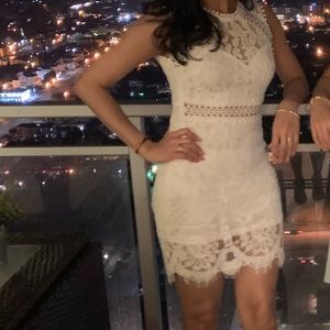 SHEIN dress in white